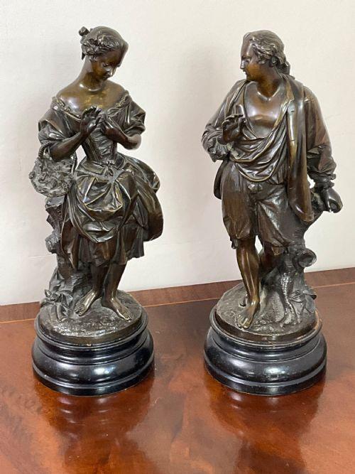 Pair of Early 19th Century French Bronze Figures (1 of 21)