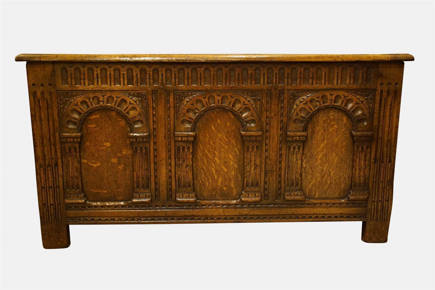 Ipswich Oak Coffer c.1900 (1 of 1) Ipswich Oak Coffer c.1900 (1 of 1)