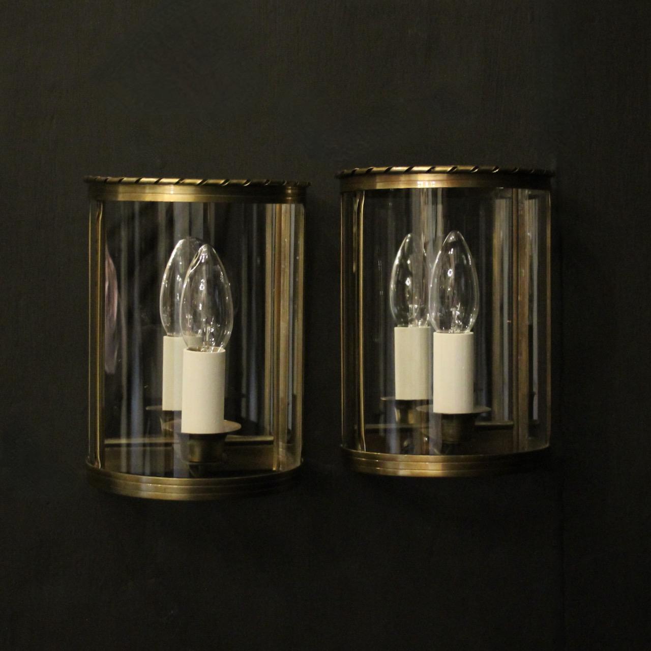 French Pair Of Toleware Convex Half Lanterns (1 of 10) French Pair Of Toleware Convex Half Lanterns (1 of 10)