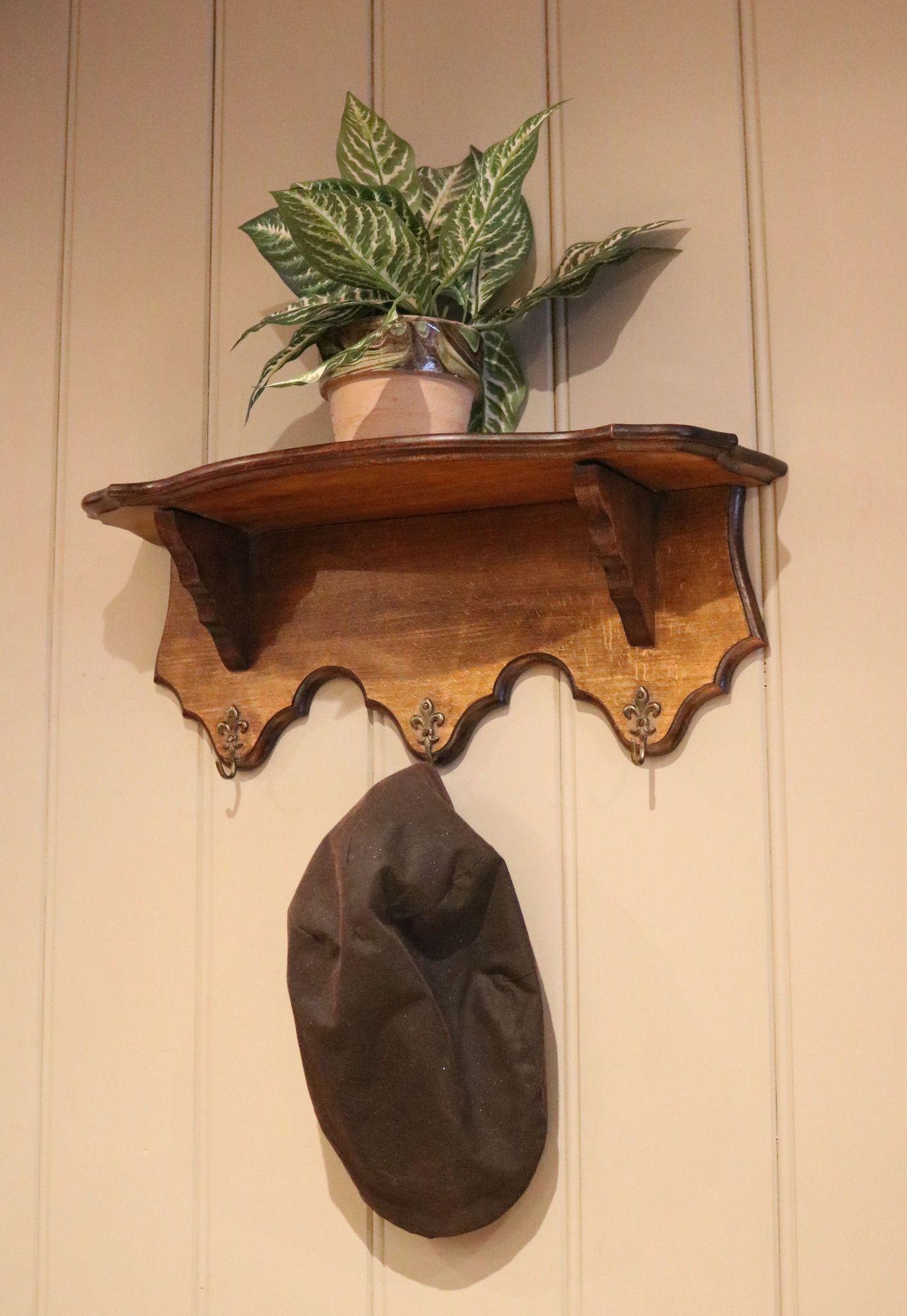 French Beechwood Wall Shelf (1 of 9) French Beechwood Wall Shelf (1 of 9)