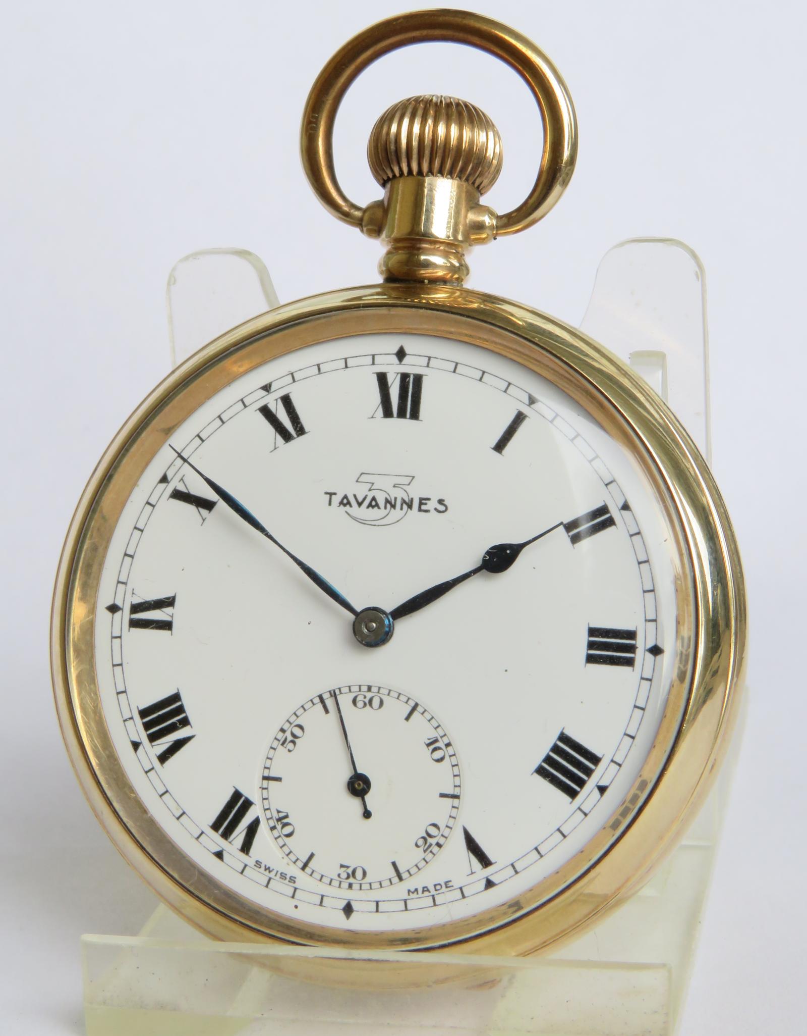 Pocket Watch: 1930s Tavannes 3 Pocket Watch (1 of 5)