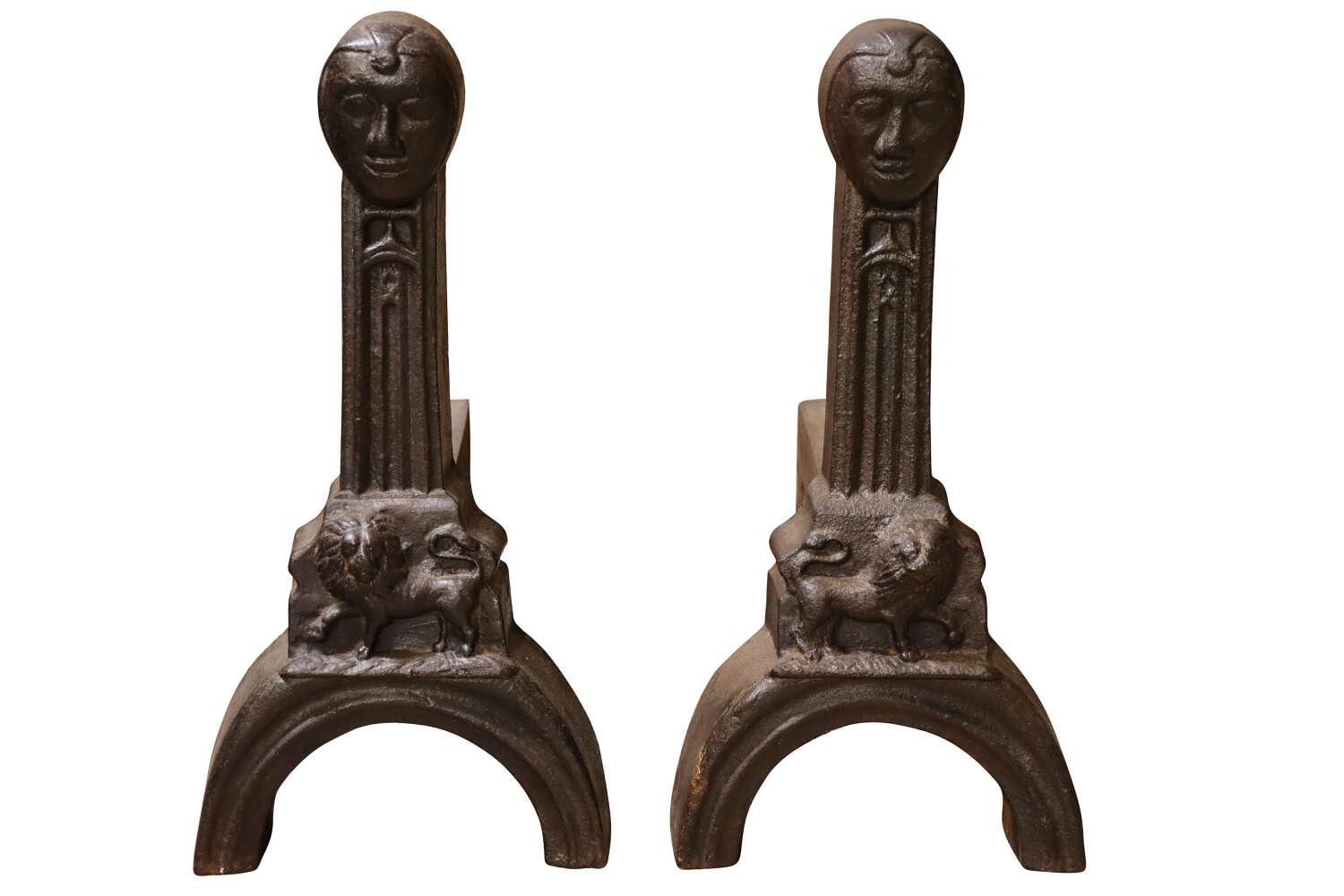 Pair of "Belle Epoque" & Irons (1 of 2)