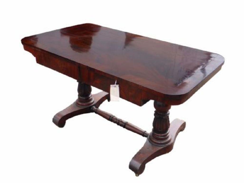 Regency Flame Mahogany Window Table (1 of 3)