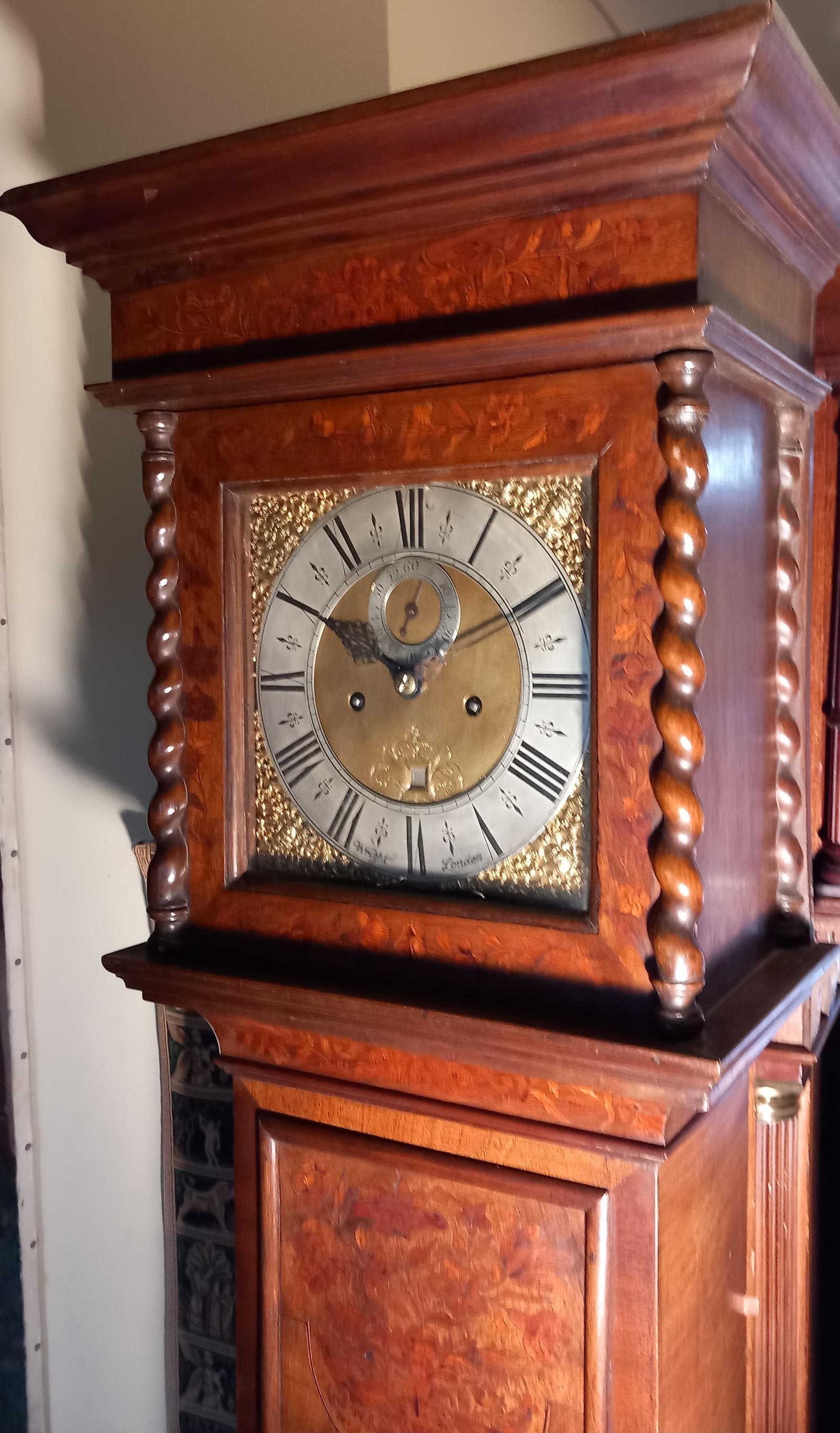 Antique Marquetry "London" Longcase Clock (1 of 6)