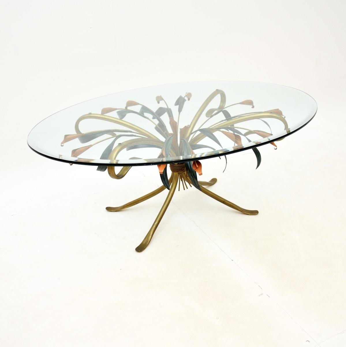 Vintage Gilt Metal Coffee Table by Hans Kogl (1 of 7)