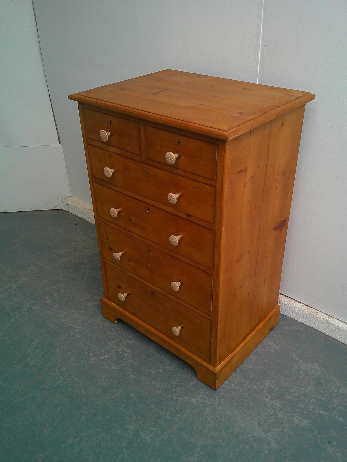 Mint Clean Narrow Victorian Pine Bakerlight Waxed 6 Drawer Chest of Drawers (1 of 11) Mint Clean Narrow Victorian Pine Bakerlight Waxed 6 Drawer Chest of Drawers (1 of 11)