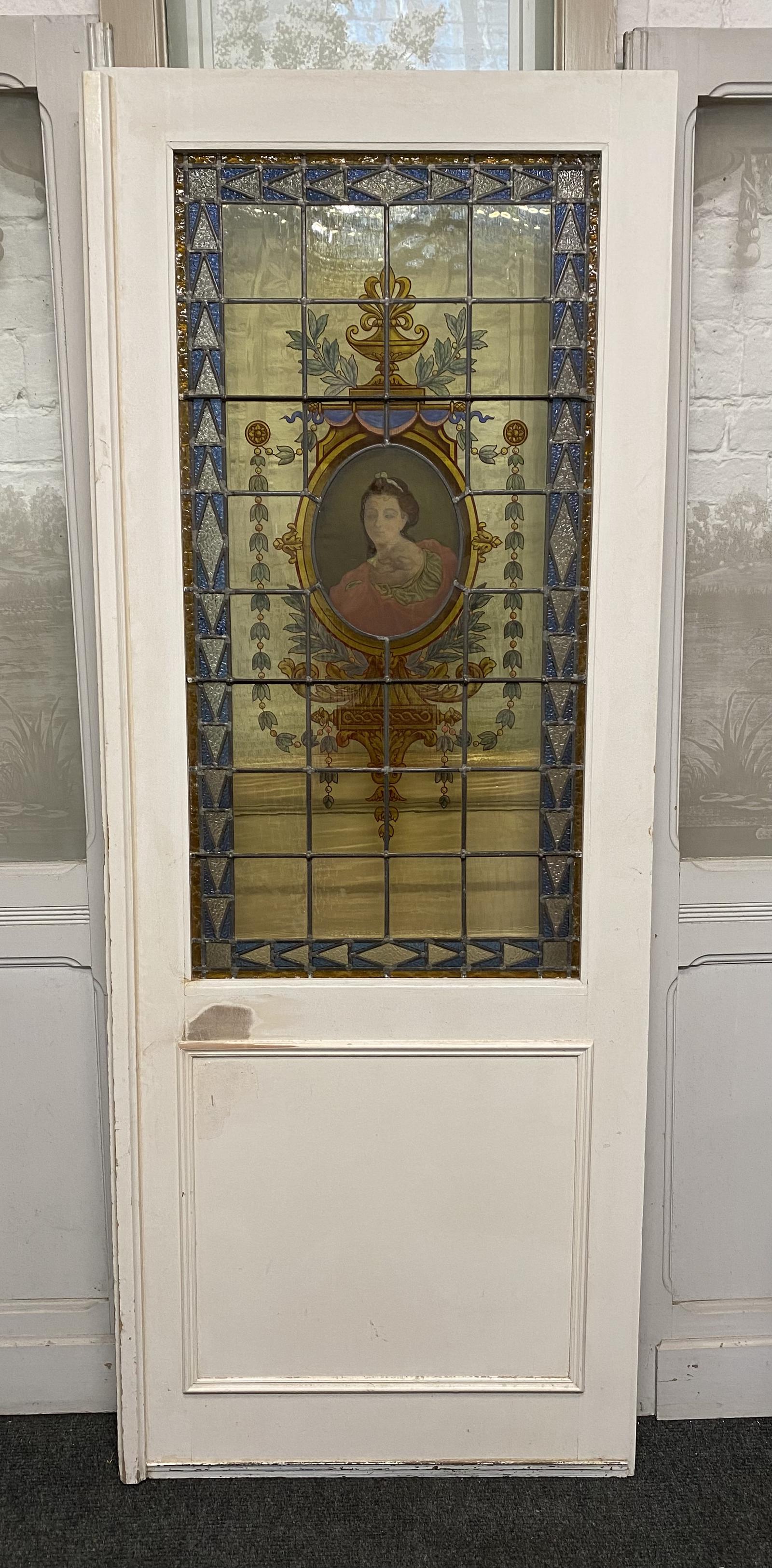 The Best French 19th Century Lead Light Glass Door (1 of 1) The Best French 19th Century Lead Light Glass Door (1 of 1)