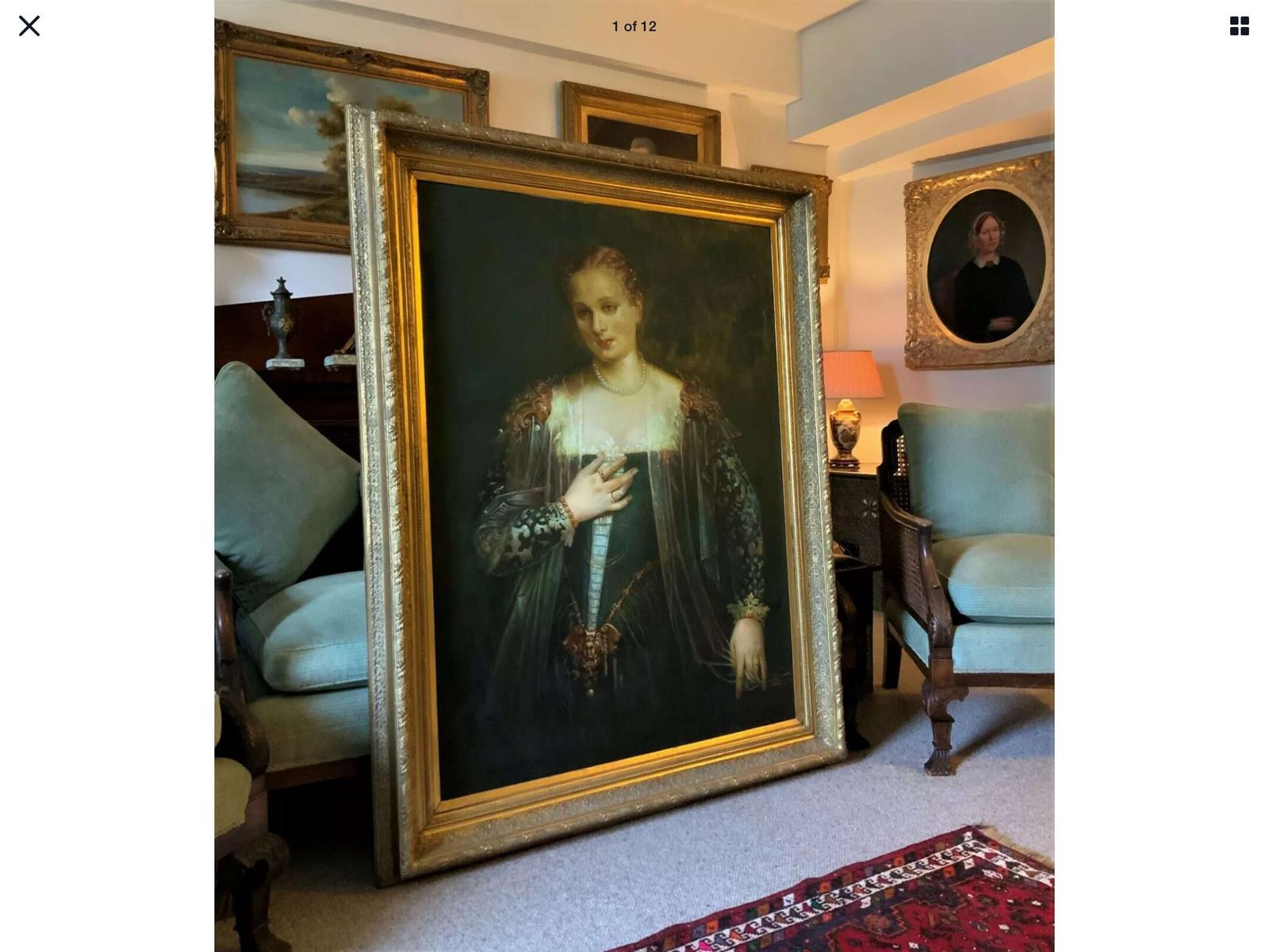 La Bella Nani Oil Portrait of Venetian Women After Original Painting by Paolo Veronese (1 of 13) La Bella Nani Oil Portrait of Venetian Women After Original Painting by Paolo Veronese (1 of 13)
