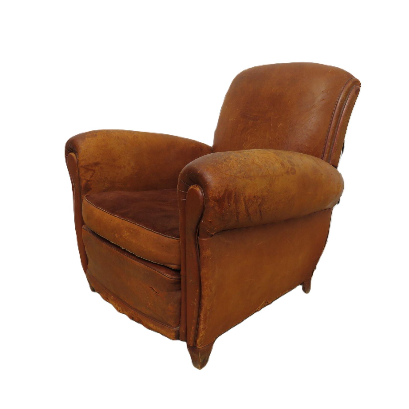 French Leather Club Chair (1 of 13) French Leather Club Chair (1 of 13)
