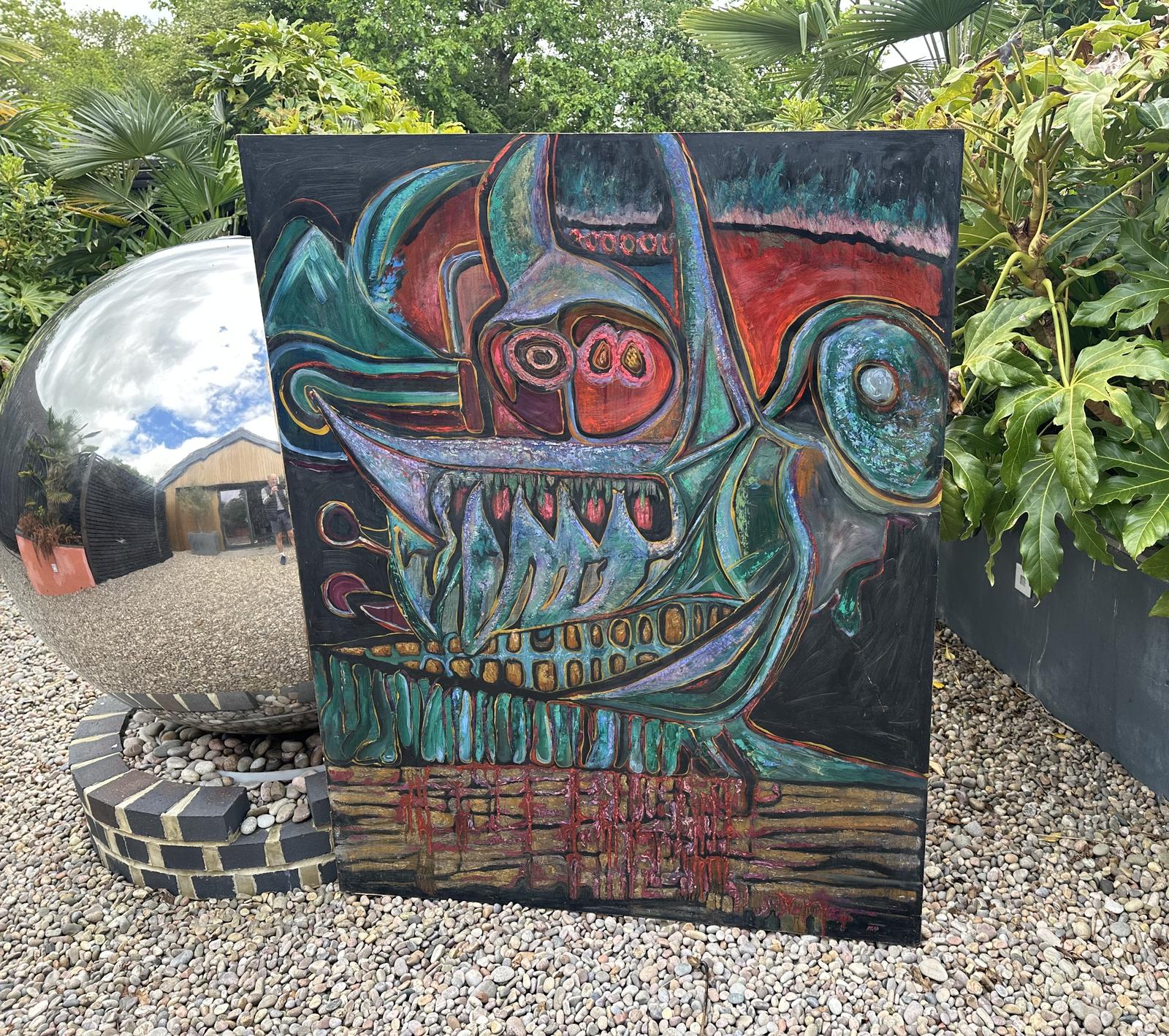 Original Oil Painting on Board ‘Mythical Creatures’ by Robert J Head (b.1925) Signed c.1970 (1 of 5) Original Oil Painting on Board ‘Mythical Creatures’ by Robert J Head (b.1925) Signed c.1970 (1 of 5)