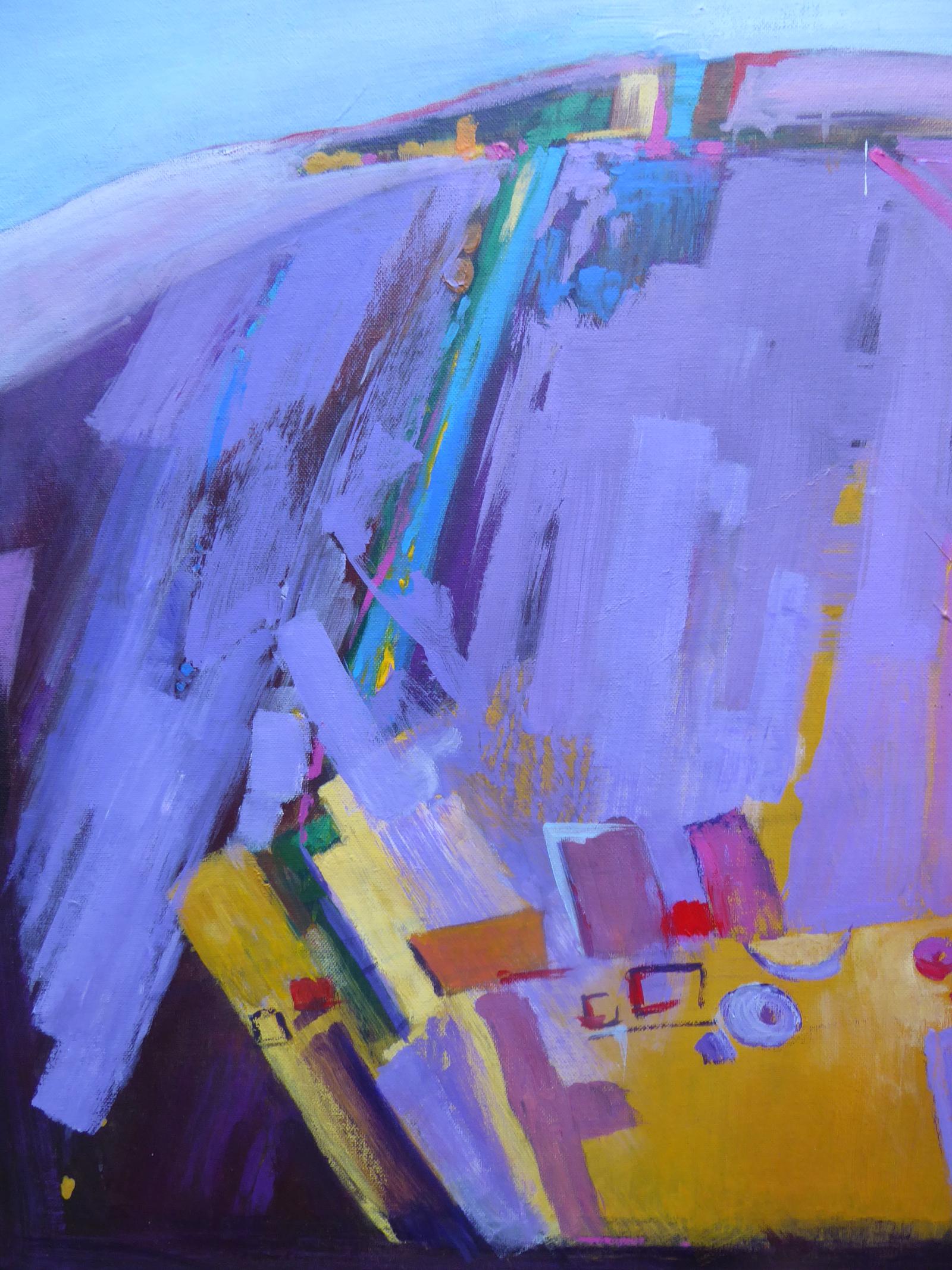 Oil on Board Lavender Farm Artist Joy Clephan 531 / LA419205