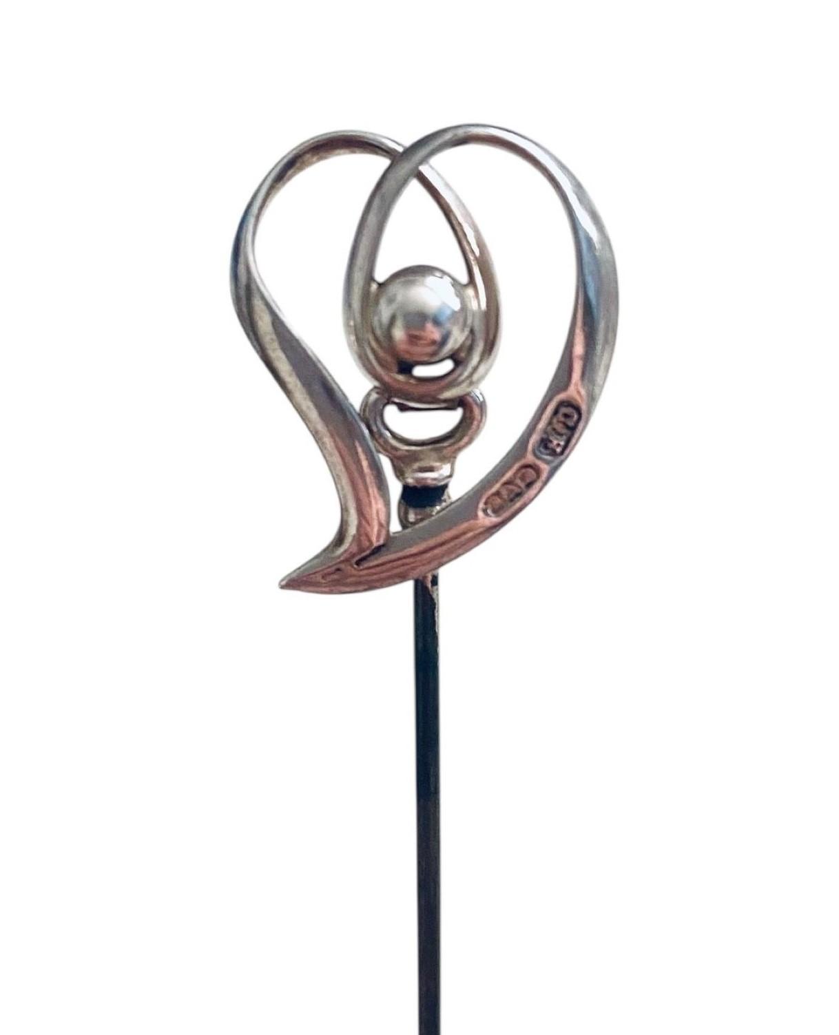 Antique Charles Horner Sterling Silver Heart Hat Pin - Chester 1911 Patented Pin (1 of 9) Antique Charles Horner Sterling Silver Heart Hat Pin - Chester 1911 Patented Pin (1 of 9)