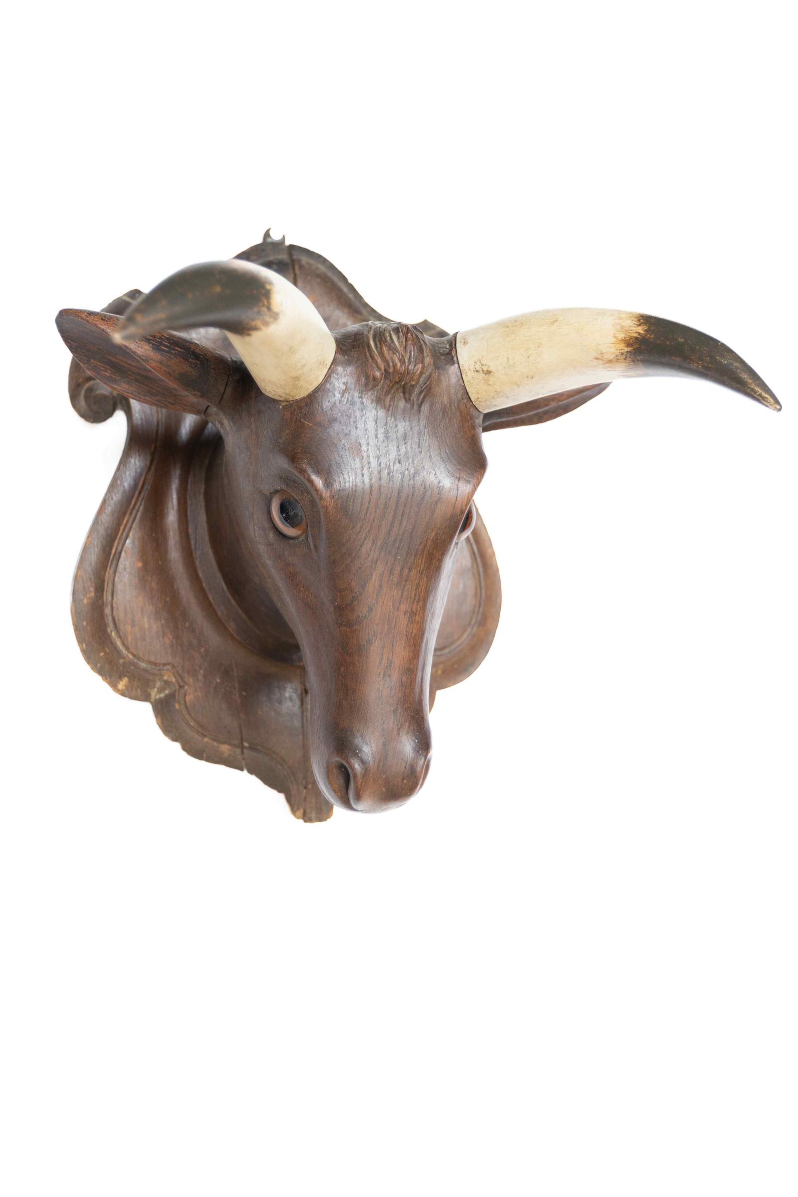 Victorian Oak Carved Cows Head Butchers Shop Sign (1 of 6) Victorian Oak Carved Cows Head Butchers Shop Sign (1 of 6)