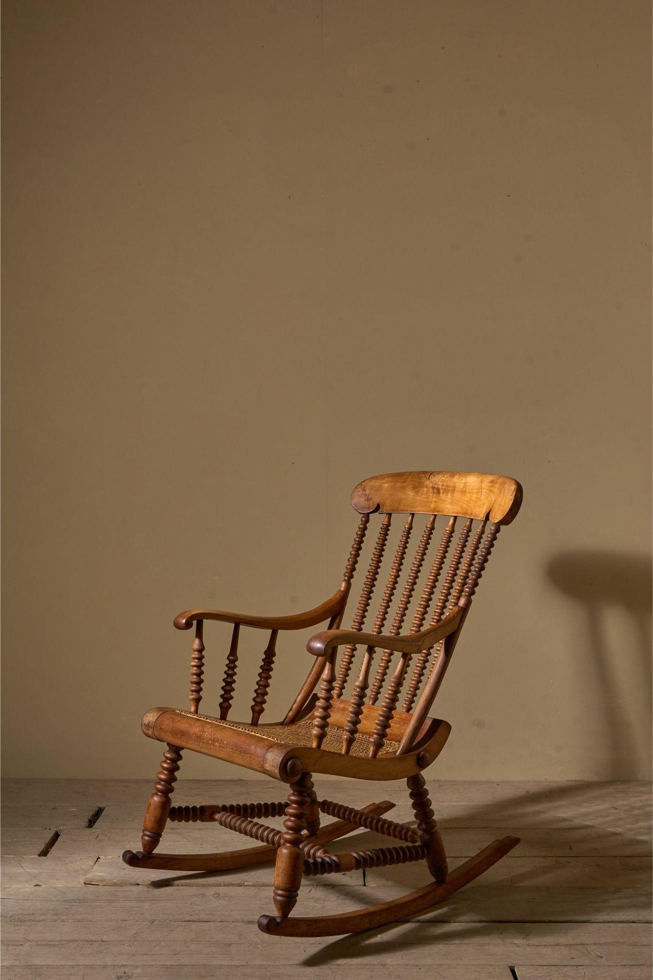 19th Century Bobbin Turned Rocking Chair (1 of 5) 19th Century Bobbin Turned Rocking Chair (1 of 5)