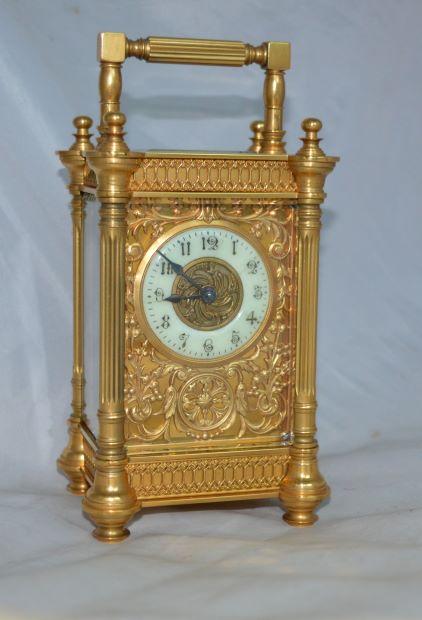 Fluted & Fretwork Carriage Clock (1 of 6) Fluted & Fretwork Carriage Clock (1 of 6)
