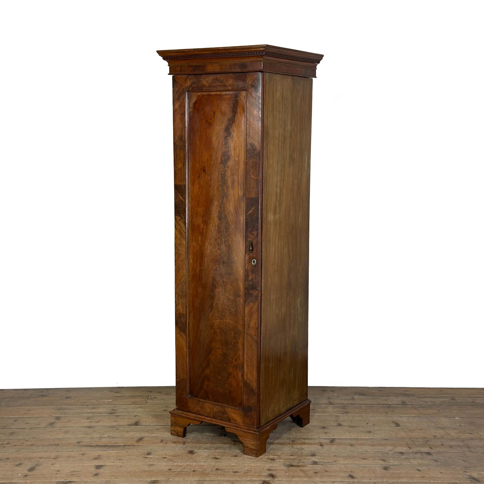 Antique Single Door Mahogany Wardrobe or Hall Cupboard (1 of 9) Antique Single Door Mahogany Wardrobe or Hall Cupboard (1 of 9)