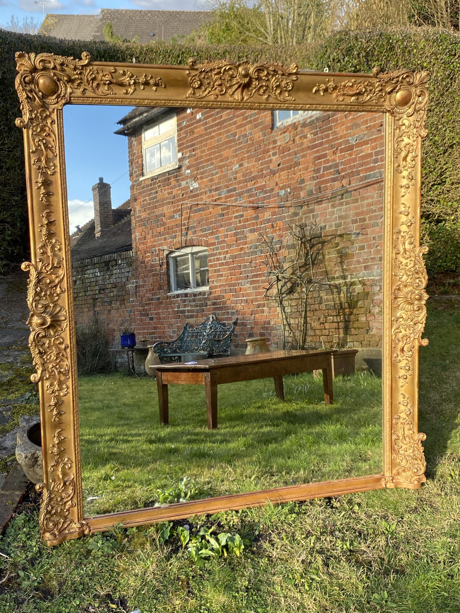 Very Large Gilt Mirror (1 of 11) Very Large Gilt Mirror (1 of 11)