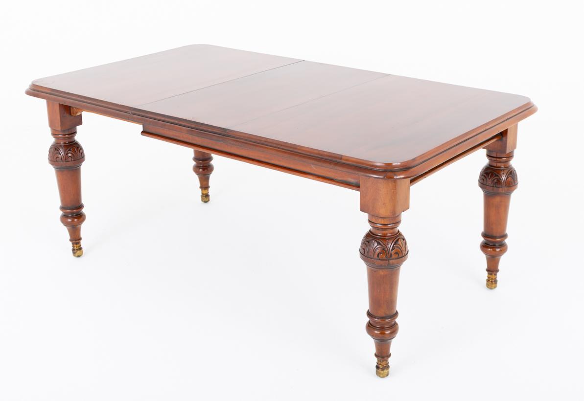 Victorian Mahogany 1 Leaf Extending Dining Table (1 of 8)
