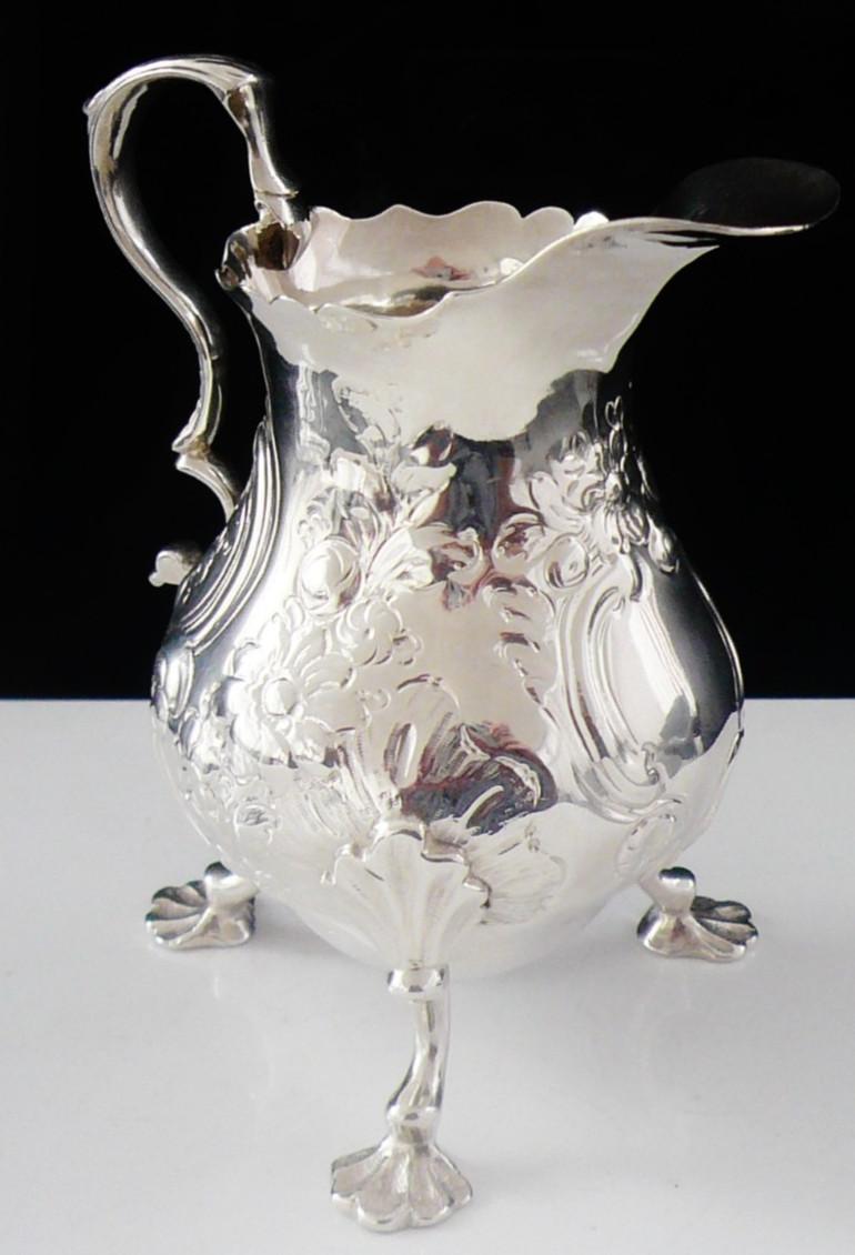 Antique Sterling Silver Cream Jug, Walter Brind, London 1763 (1 of 10) Antique Sterling Silver Cream Jug, Walter Brind, London 1763 (1 of 10)