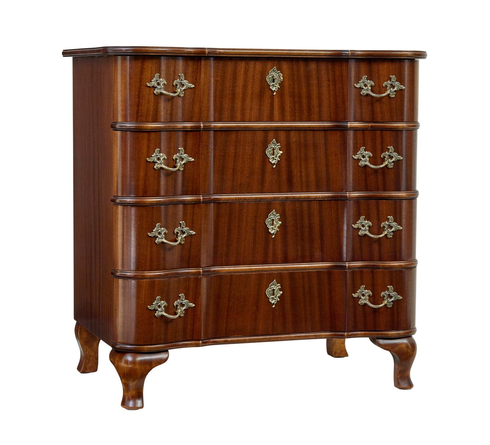 Mid 20th Century Mahogany Baroque Revival Chest of Drawers (1 of 7)