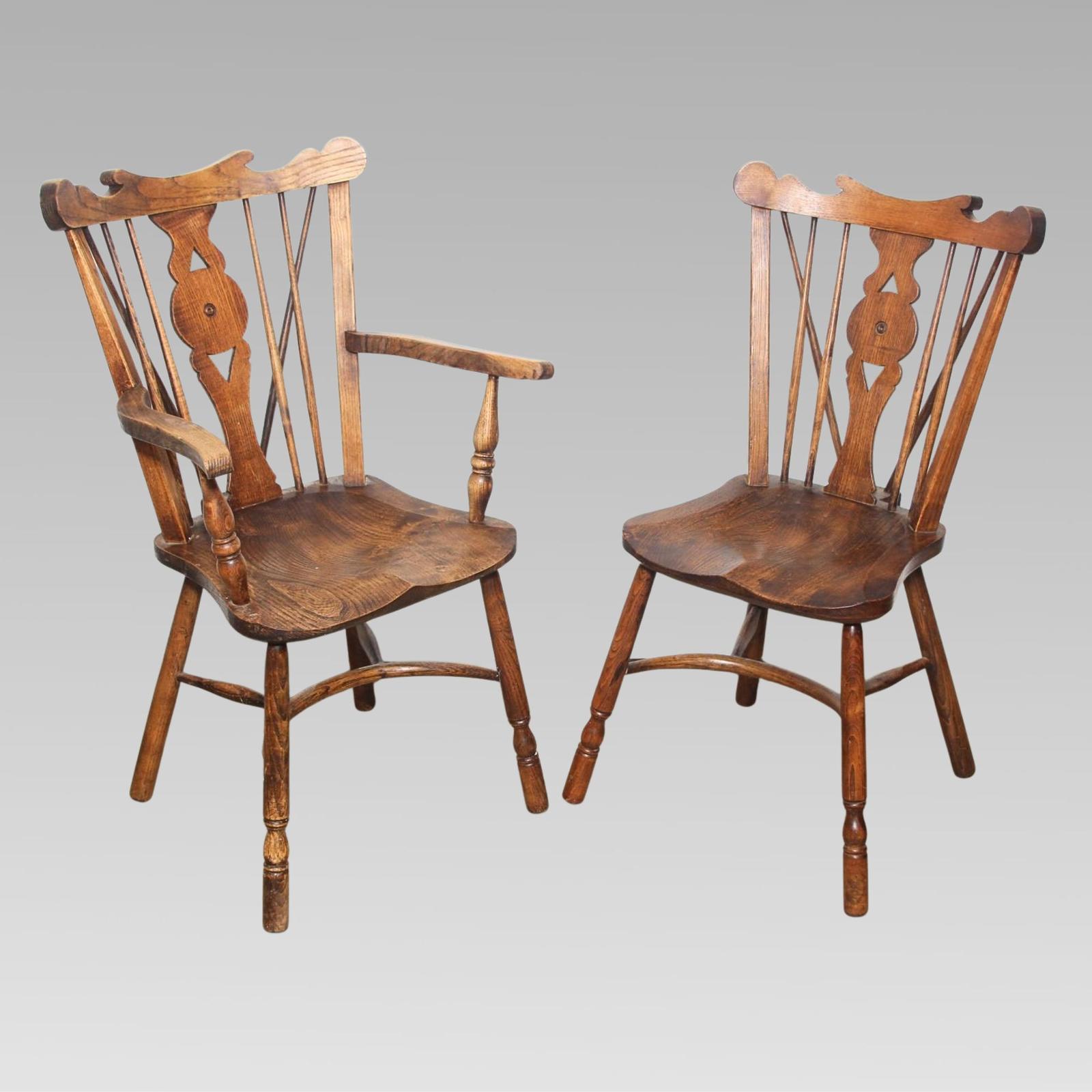 Windsor Dining Chairs Kitchen Stick Back Charming Unusual Pair of Antique Elm Thames Valley Stick Back Windsor Chairs (1 of 6) Windsor Dining Chairs Kitchen Stick Back Charming Unusual Pair of Antique Elm Thames Valley Stick Back Windsor Chairs (1 of 6)