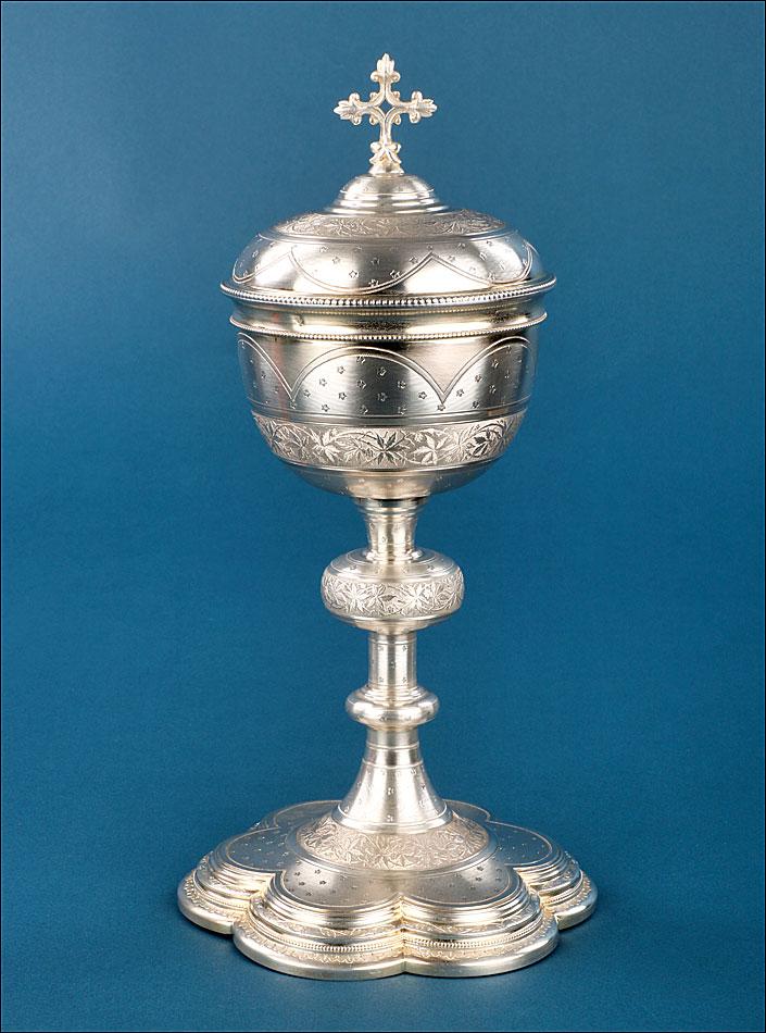 Antique Silver Ciborium Signed by Auguste Cabaret - France c.1900 (1 of 20)