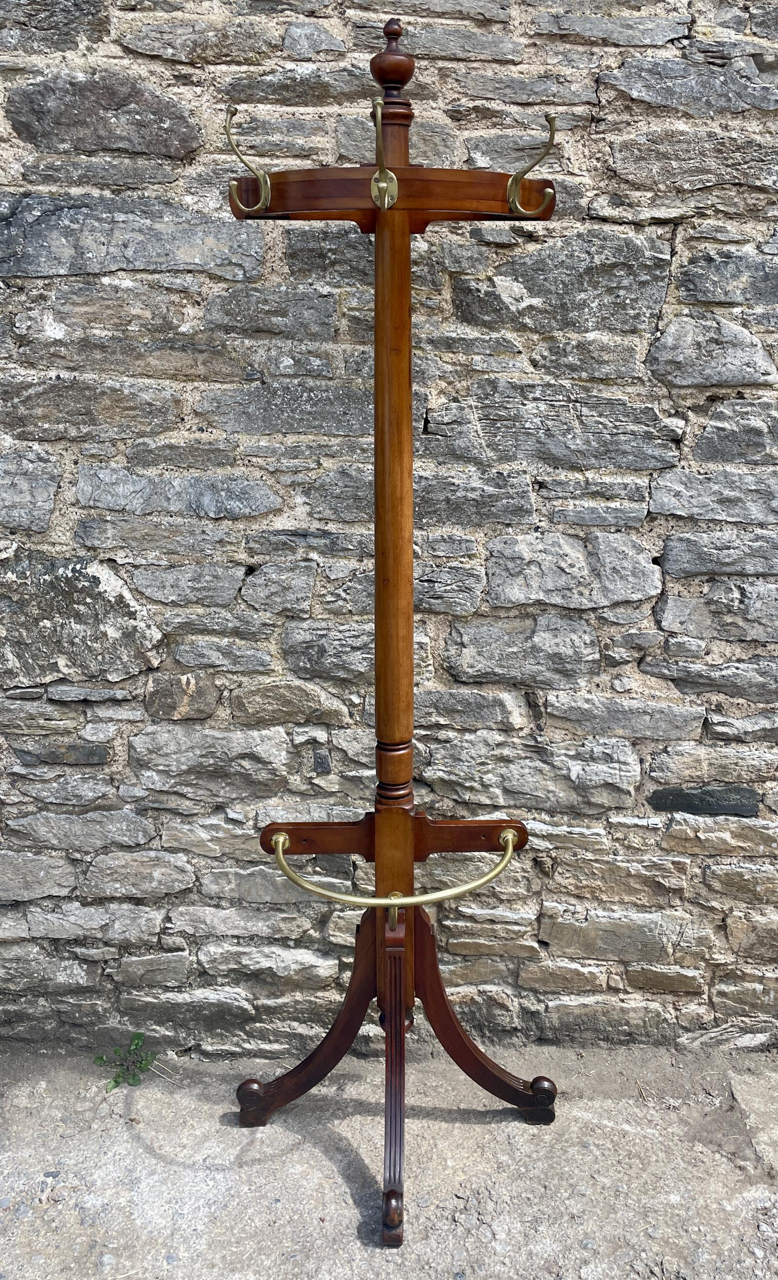 Edwardian Mahogany Demi-lune Hall Stand (1 of 13) Edwardian Mahogany Demi-lune Hall Stand (1 of 13)