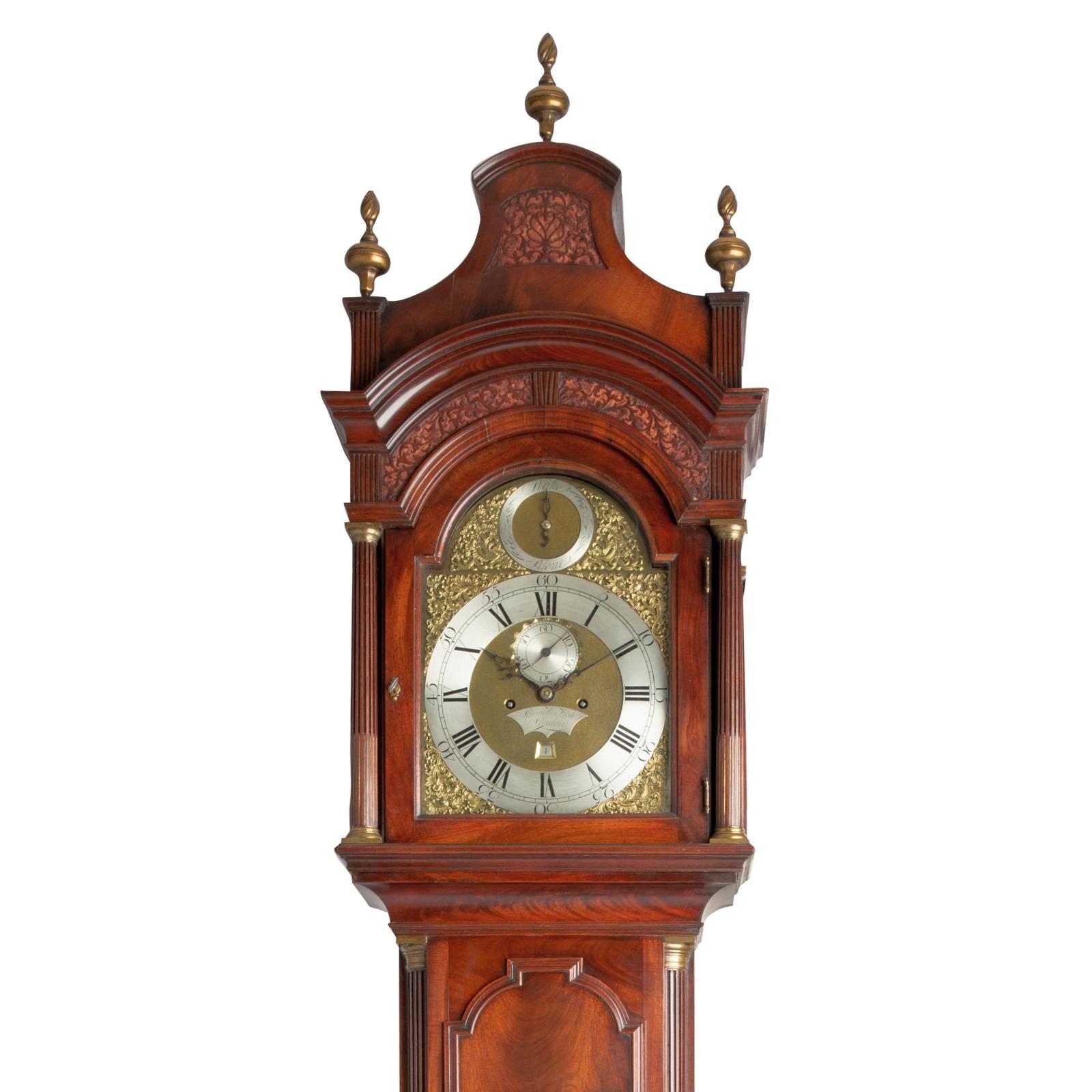 Fine London Mahogany Longcase Clock - Samuel Fish of London (1 of 3)