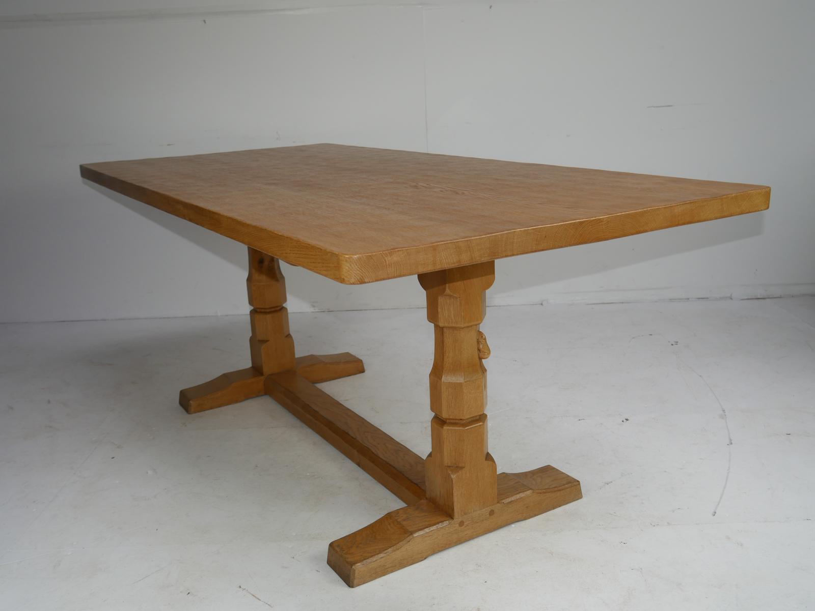 "Mouseman" Oak Refectory Table (1 of 9) "Mouseman" Oak Refectory Table (1 of 9)