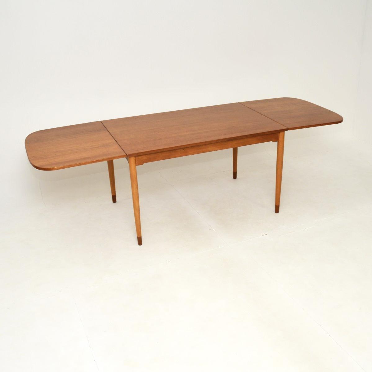 Danish Teak Vintage Drop Leaf Dining Table by Borge Mogensen (1 of 7)
