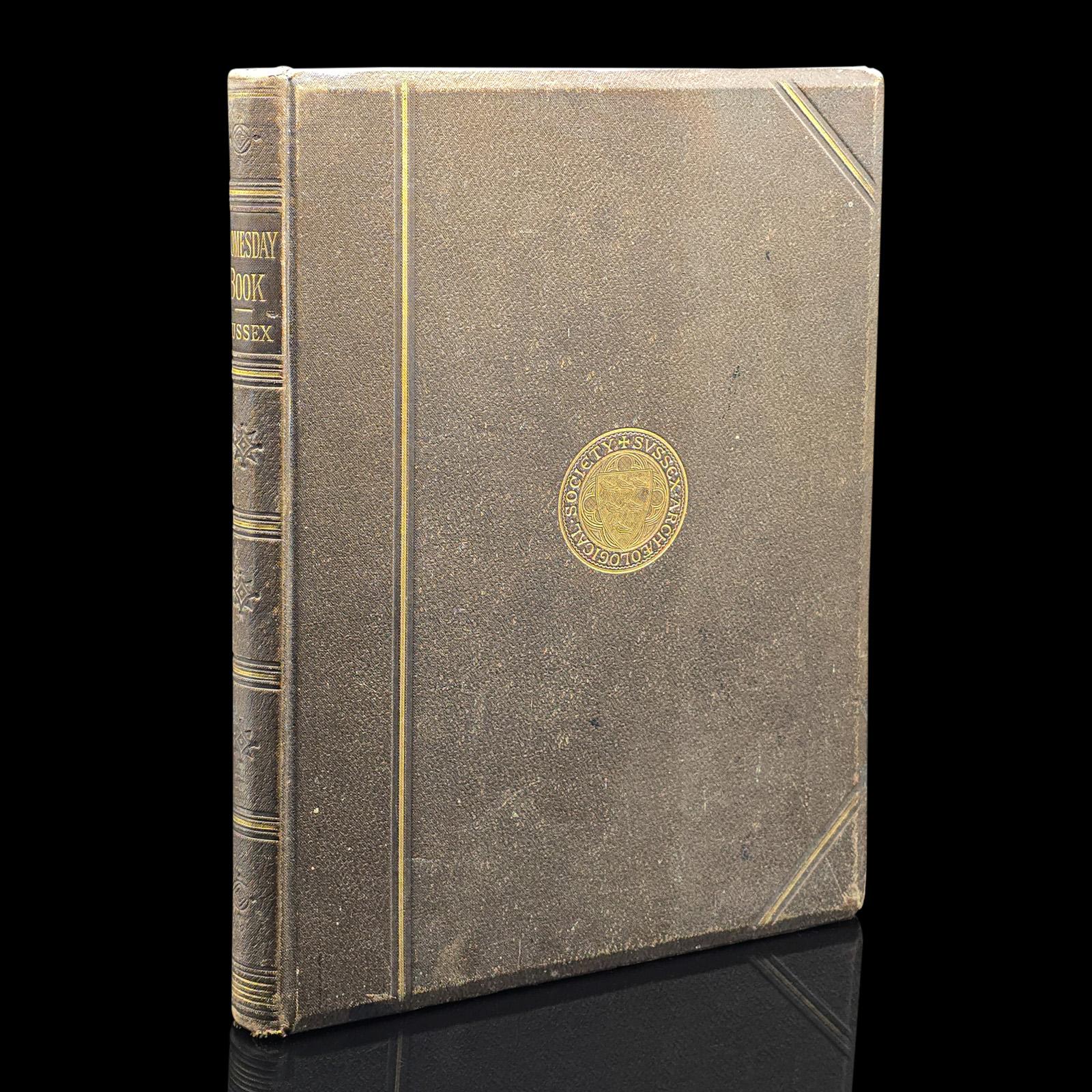 The Domesday Book, Sussex Archaeological Society, Antique Historical Reference (1 of 12)