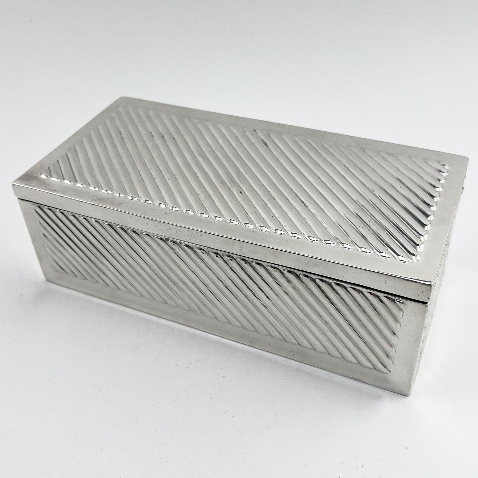 Stunning Silver Plated Trinket or Cigarette Box (1 of 8) Stunning Silver Plated Trinket or Cigarette Box (1 of 8)
