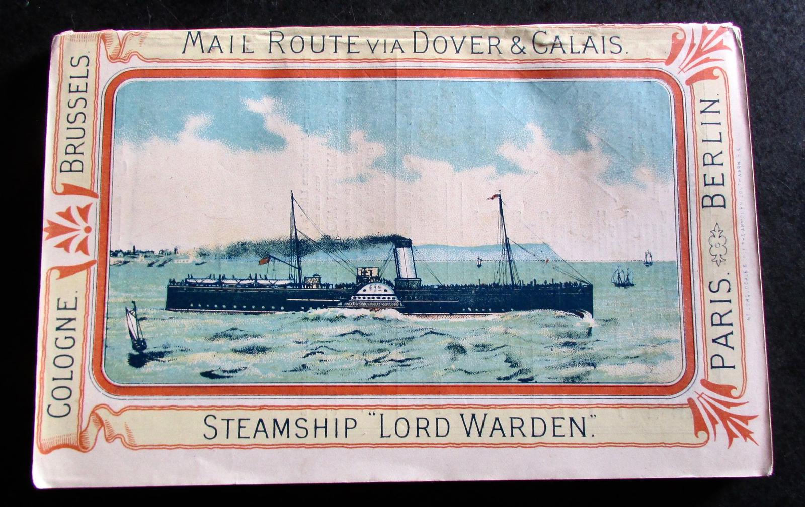 1900 Rare Royal Mail Routes Great Eastern & Chatham Railway Time Tables Europe (1 of 5)