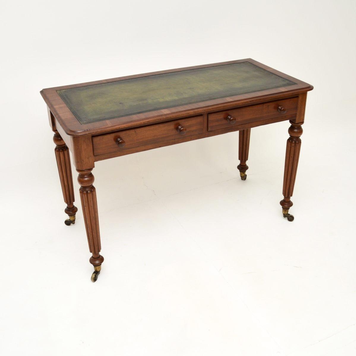 Antique Victorian Mahogany Writing Table / Desk (1 of 8) Antique Victorian Mahogany Writing Table / Desk (1 of 8)