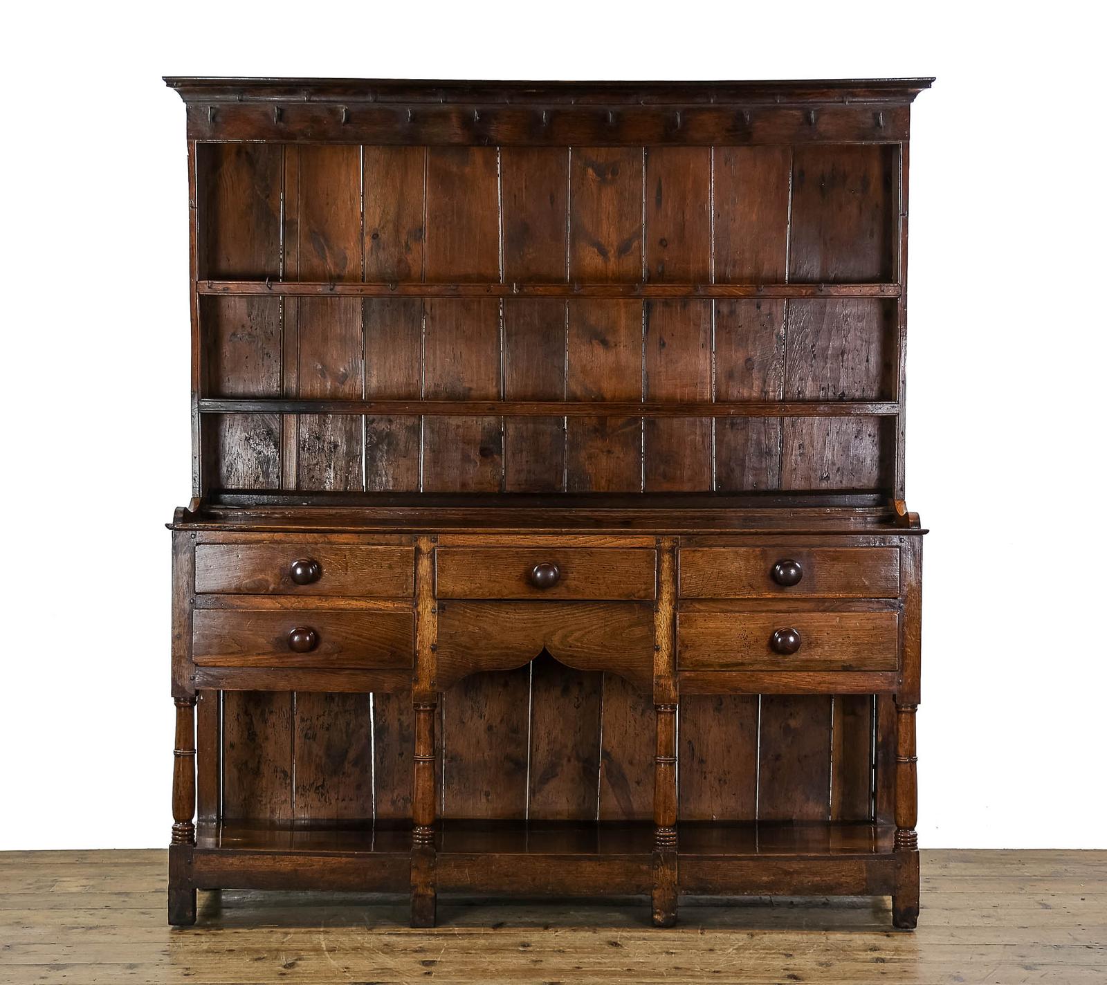 Antique 19th Century Oak Dresser (1 of 8)