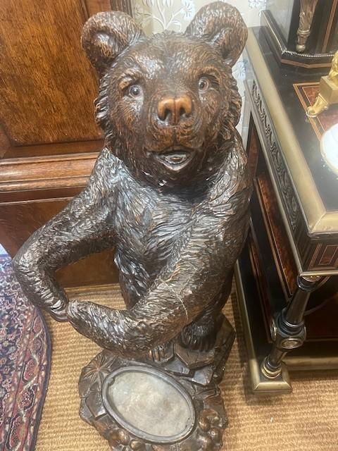 Black Forest Bear Hall Stand - Stick/umbrella Stand (1 of 2)