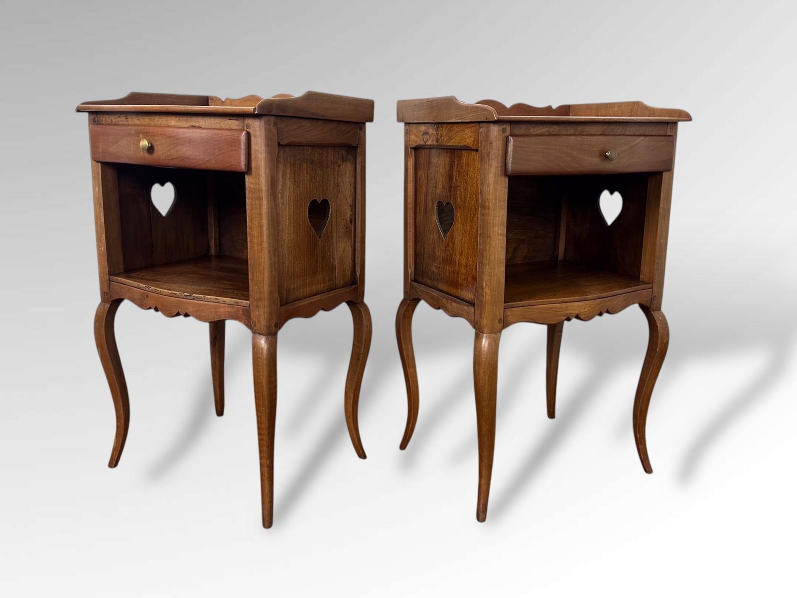 Antique French Bedside Tables Side Cabinets (1 of 22)