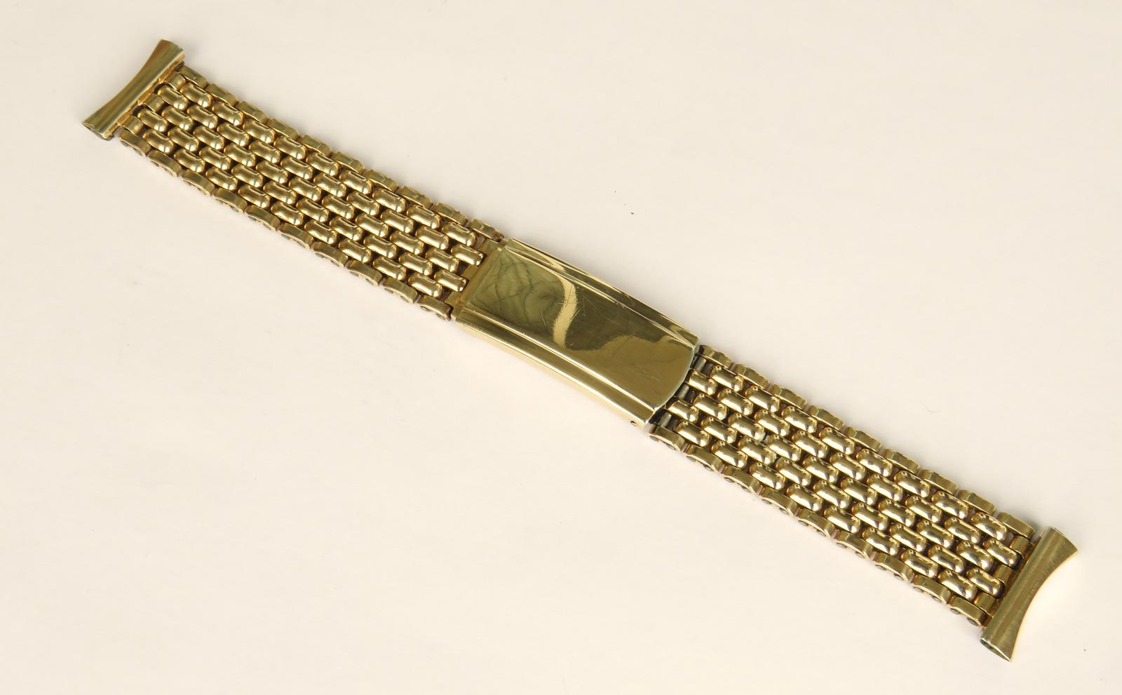 Montal Rolled Gold Beads of Rice Watch Bracelet (18mm) (1 of 5) Montal Rolled Gold Beads of Rice Watch Bracelet (18mm) (1 of 5)
