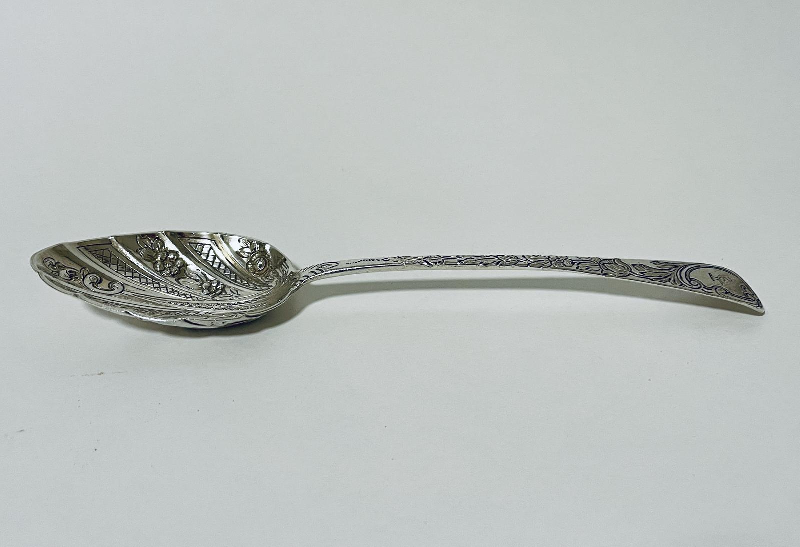 Georgian Silver Berry Spoon (1 of 8)