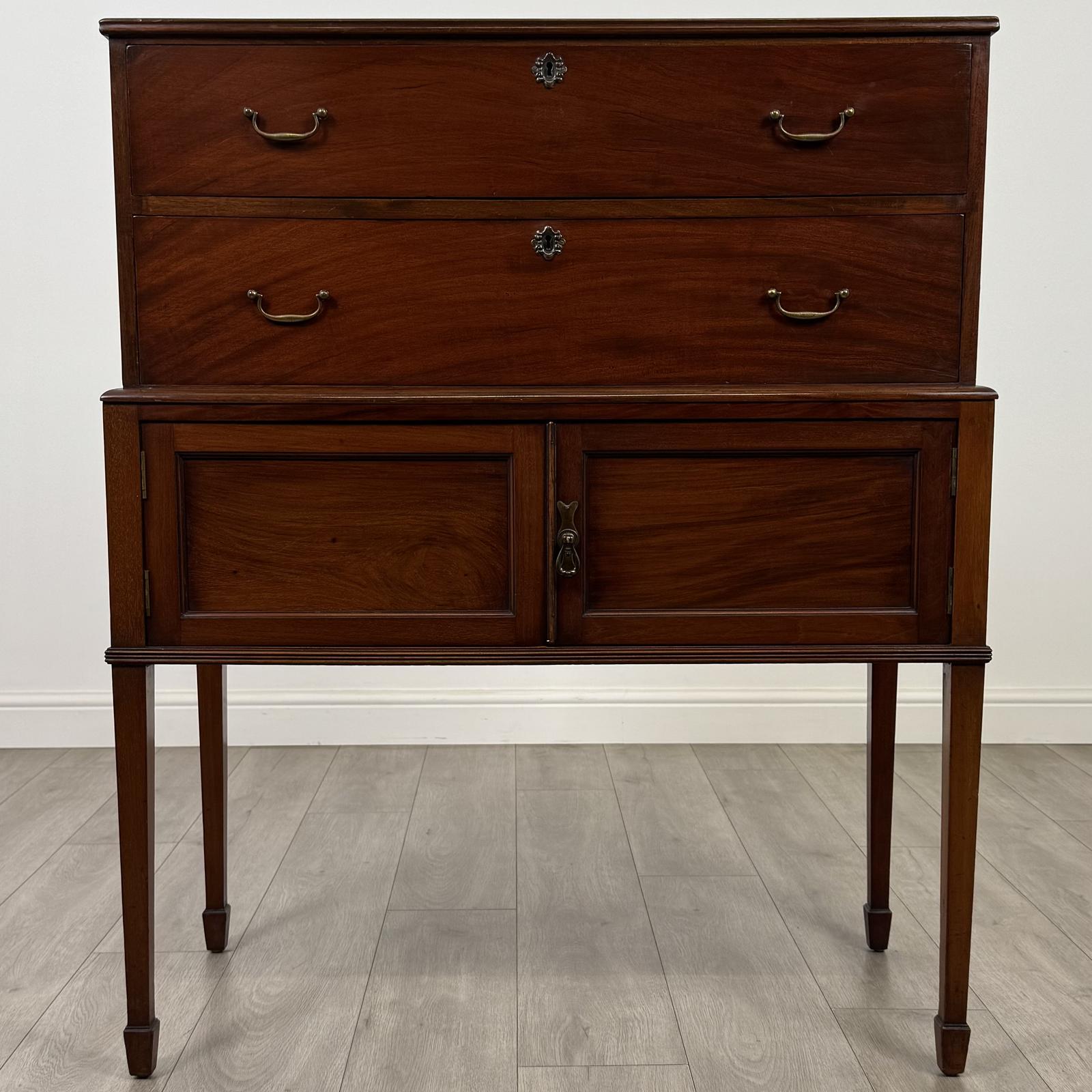 Antique 20th Century Good Quality Cabinet in Mahogany (1 of 12)