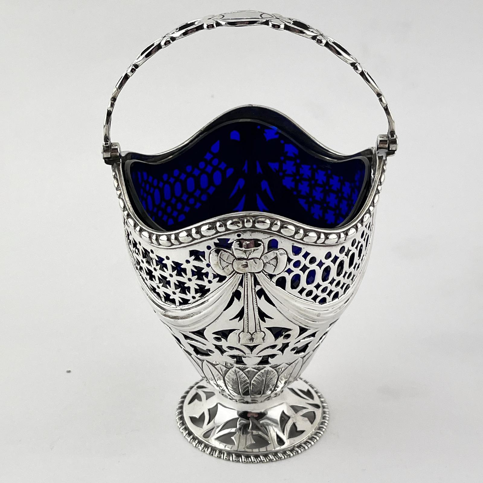 Beautiful and Good Quality Sterling Silver Sugar Basket (1 of 7)