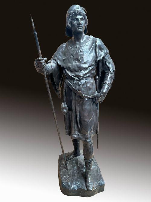 Large Bronze Statue of a Soldier - Emile Louis Picault, French (1833-1915) (1 of 4)