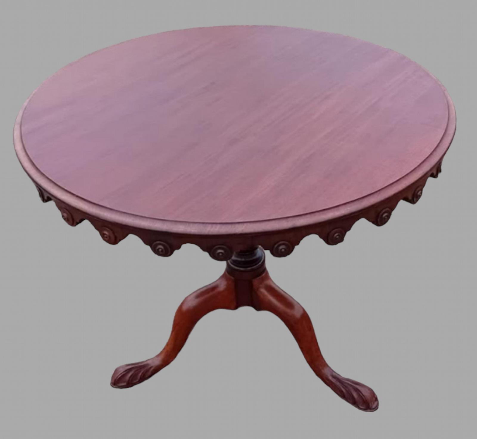 Early 19th Century Georgian Birdcage Tilt Top Table (1 of 5)