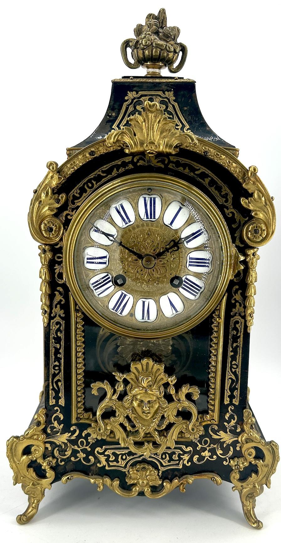 Exquisite Antique French Boulle Bracket Clock – Circa 1860 (1 of 10) Exquisite Antique French Boulle Bracket Clock – Circa 1860 (1 of 10)