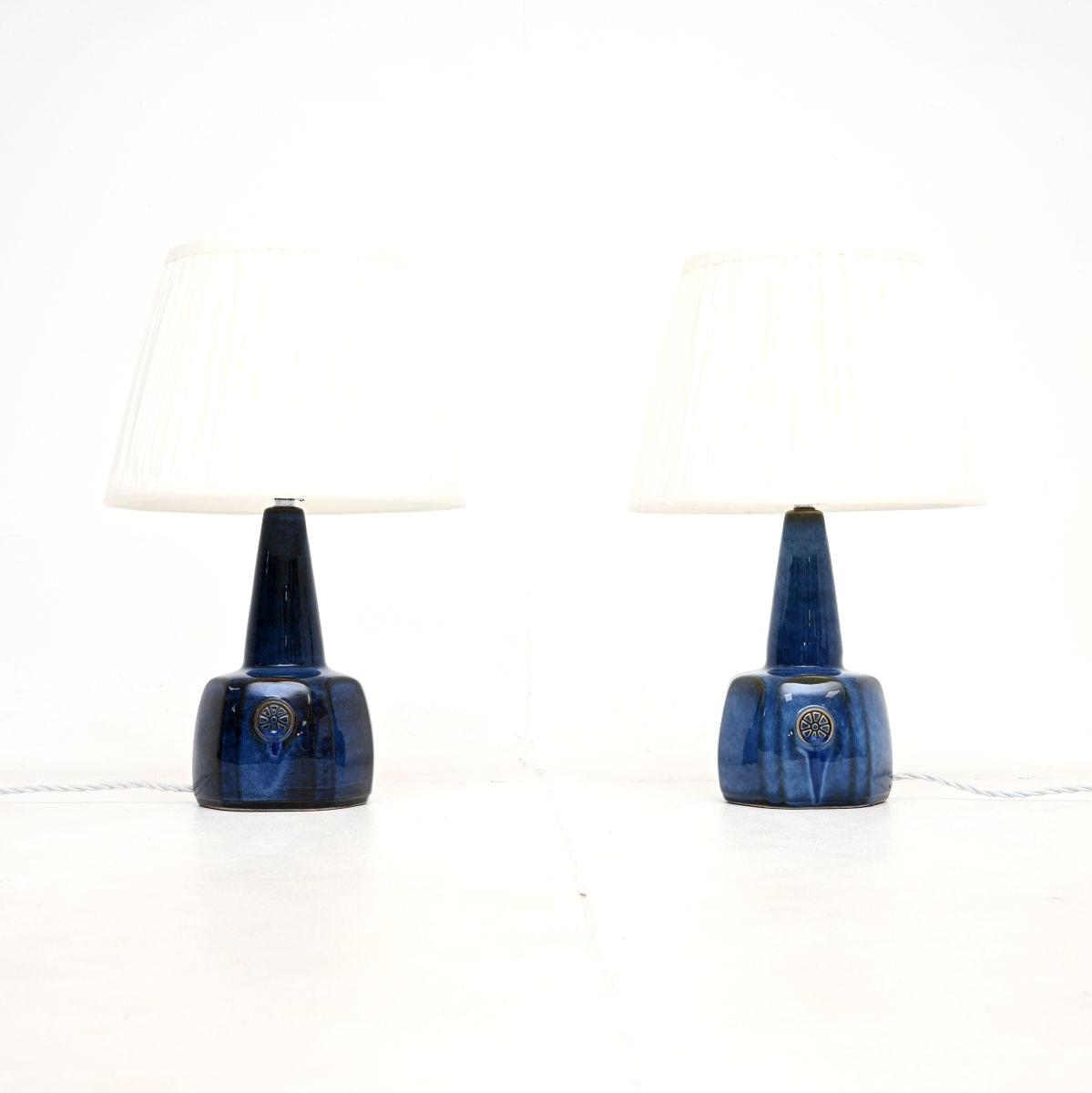 Pair of Vintage Danish Ceramic Table Lamps by Einar Johansen for Soholm (1 of 10) Pair of Vintage Danish Ceramic Table Lamps by Einar Johansen for Soholm (1 of 10)