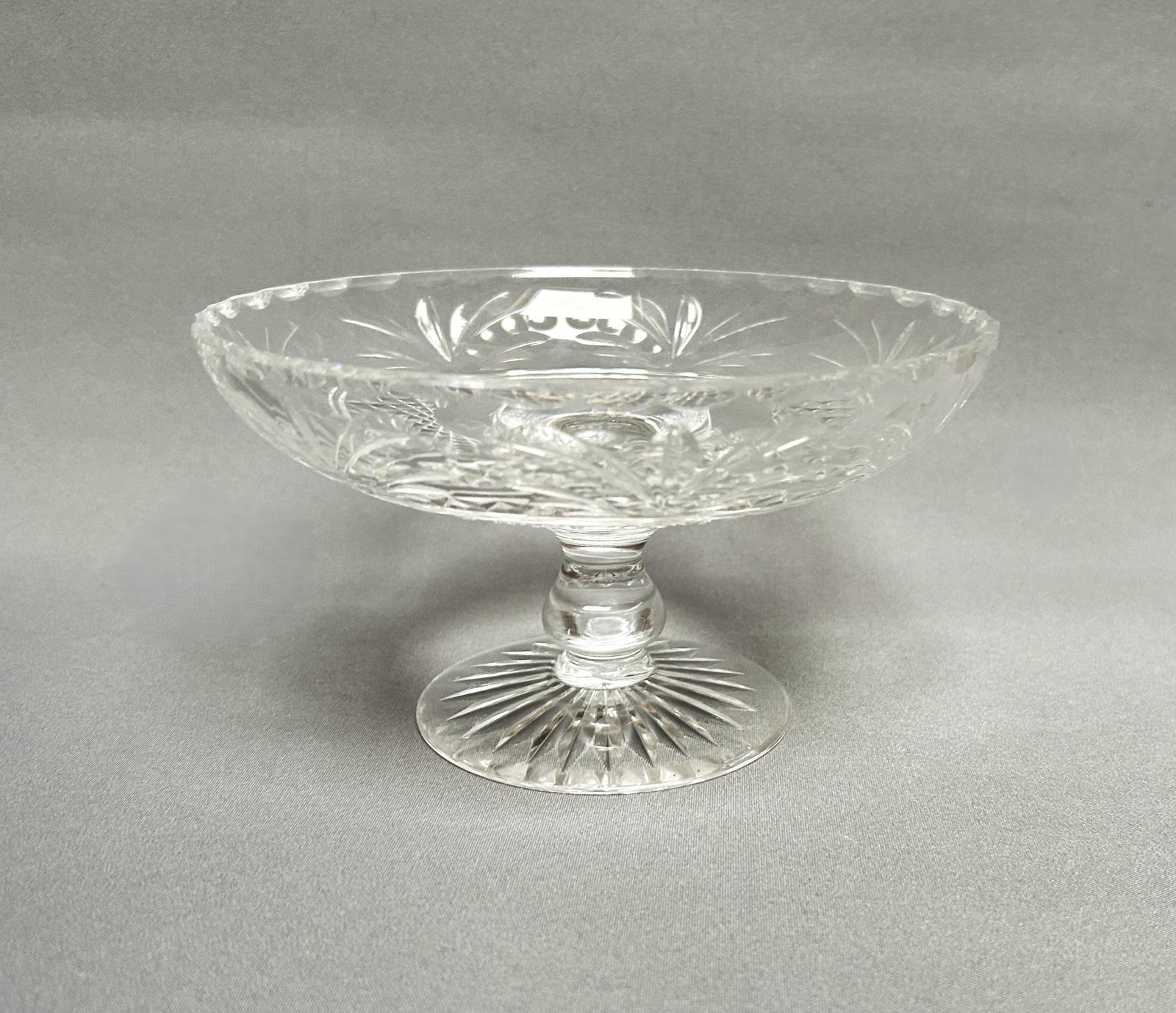 Stuart Crystal Art Deco Cut Glass Tazza (1 of 6) Stuart Crystal Art Deco Cut Glass Tazza (1 of 6)