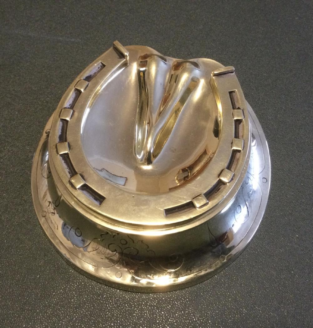 Brass Horseshoe Shape Box (1 of 8)