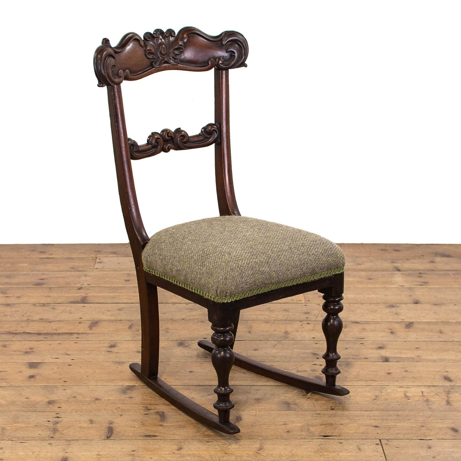 Small Antique Mahogany Rocking Chair (1 of 9) Small Antique Mahogany Rocking Chair (1 of 9)