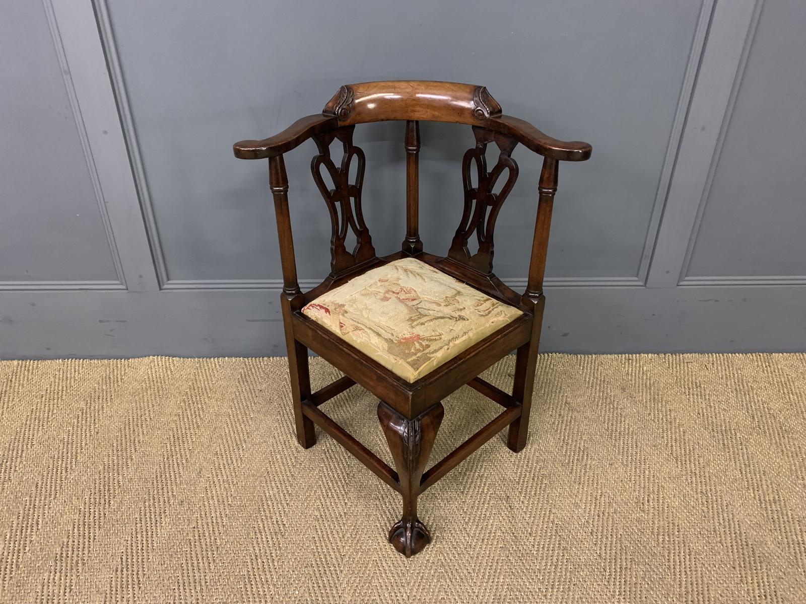 Georgian Walnut Childrens Chair (1 of 10)