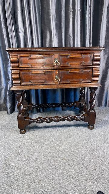 Oak Occasional Two Draw Table (1 of 8) Oak Occasional Two Draw Table (1 of 8)